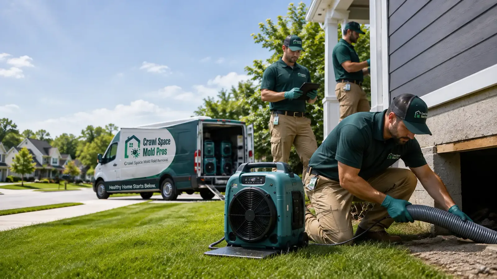 Crawl Space Mold Removal in Flossmoor, IL